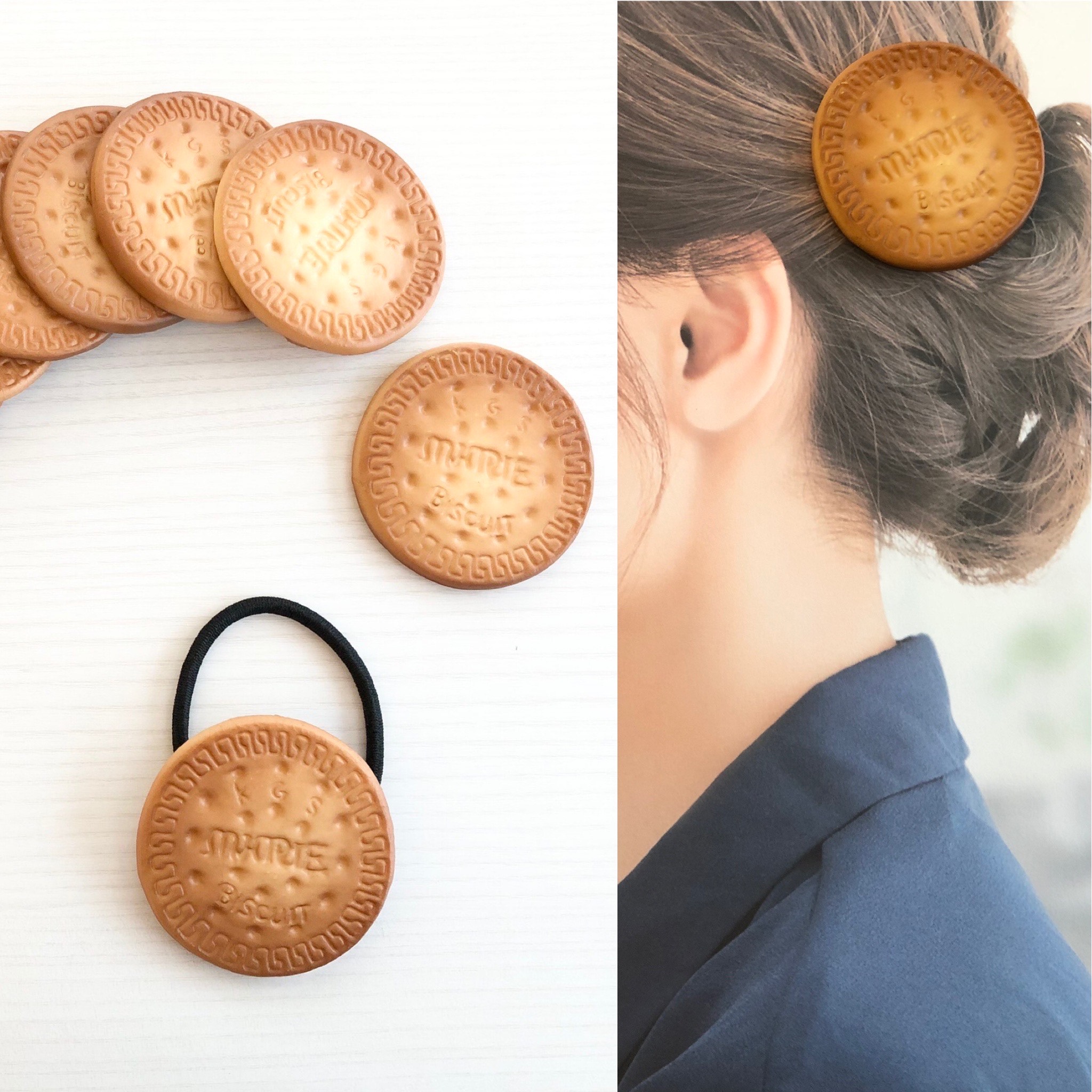 確認用300円 ランダム1個 ビスケット クッキー ヘアゴム クッキー