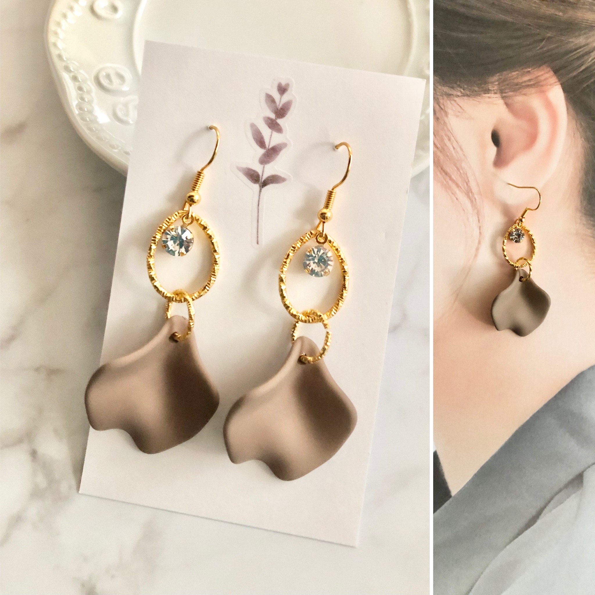 ♥︎♥︎♥︎がちゃぴん様♥︎♥︎♥︎ 大ぶりピアス　ハンドメイドピアス ♥︎♥︎♥︎がちゃぴん様♥︎♥︎♥︎ 大ぶりピアス