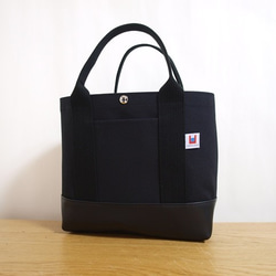 ８号帆布　iroiro tote ST　BlkBLKBlkBlk 黒 2枚目の画像