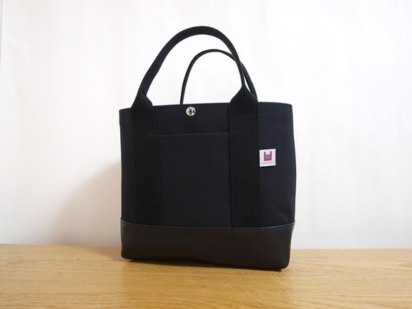 ８号帆布　iroiro tote ST　BlkBLKBlkBlk 黒 2枚目の画像