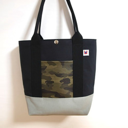 NEW  iroiro tote 「middle」 BlkGKmBlk 3枚目の画像