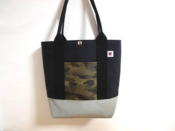 NEW  iroiro tote 「middle」 BlkGKmBlk 3枚目の画像