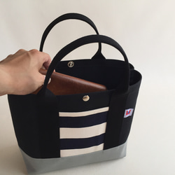 iroiro tote 「STANDARD」 BlkGSnBlk 5枚目の画像