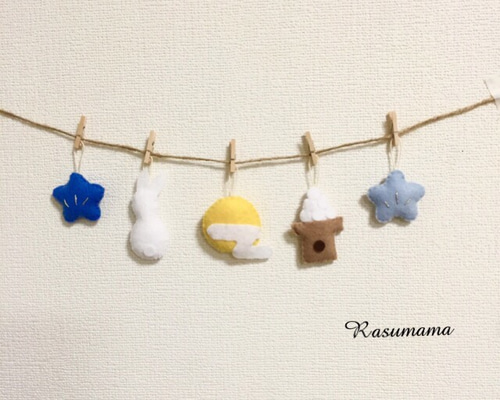 9月 お月見ガーランド ガーランド rasumama 通販 2493348｜Creema