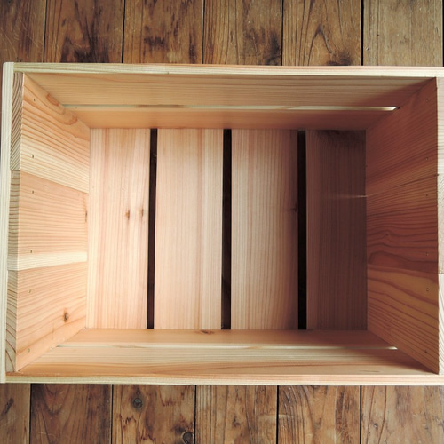 野菜箱 木箱 杉 蓋付き フリーボックス・小物入れ inohara 通販