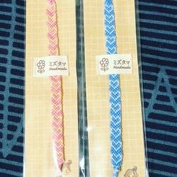 [B.tern]Friendship Bracelet#棉花糖MARSHMALLOW 手繩 腳繩 幸運手環 客製手作 第2張的照片