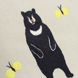 熊和蝴蝶刺繡・ 13 夜袋 第1張的照片