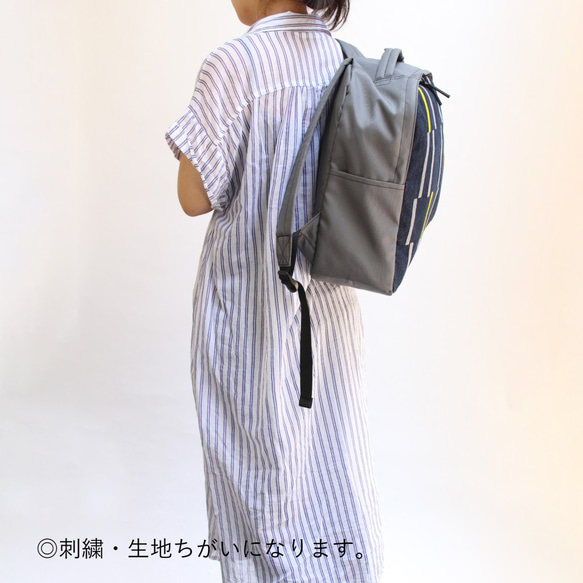 Suzuran刺繡和帆布背包 第10張的照片