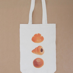 Bread tote bag <A4尺寸>An-Bread,Chocolate Cornet,Cream Bread 第3張的照片