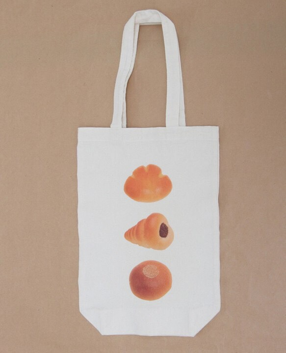 Bread tote bag <A4尺寸>An-Bread,Chocolate Cornet,Cream Bread 第3張的照片