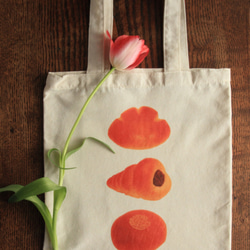 Bread tote bag <A4尺寸>An-Bread,Chocolate Cornet,Cream Bread 第2張的照片