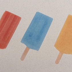 3色アイスキャンデー〈ランチ〉トート 4枚目の画像