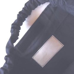 座布団カバー・防災頭巾カバー　紺×白ライン 3枚目の画像