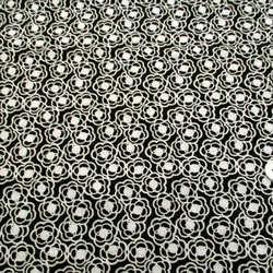 ブロードフラワープリント　花柄　ブラック　1500-27（UP5799-C） 2枚目の画像