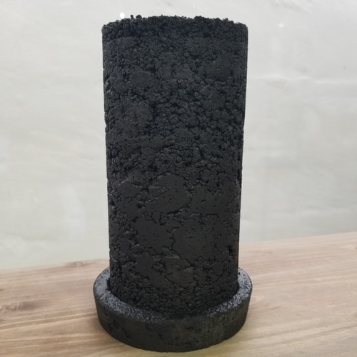 FP1407円柱型 ハンドメイド センメント鉢 コンクリート鉢 モルタル
