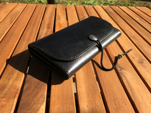ベルルッティブラックレザー長財布 PORTER Bill Bridle/ビルブライドル 英国で170年以上の歴史を