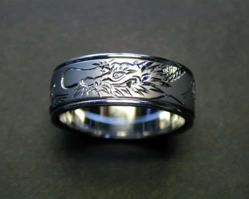 和彫り 四神獣 指輪・リング Tebori 通販 339185｜Creema(クリーマ)