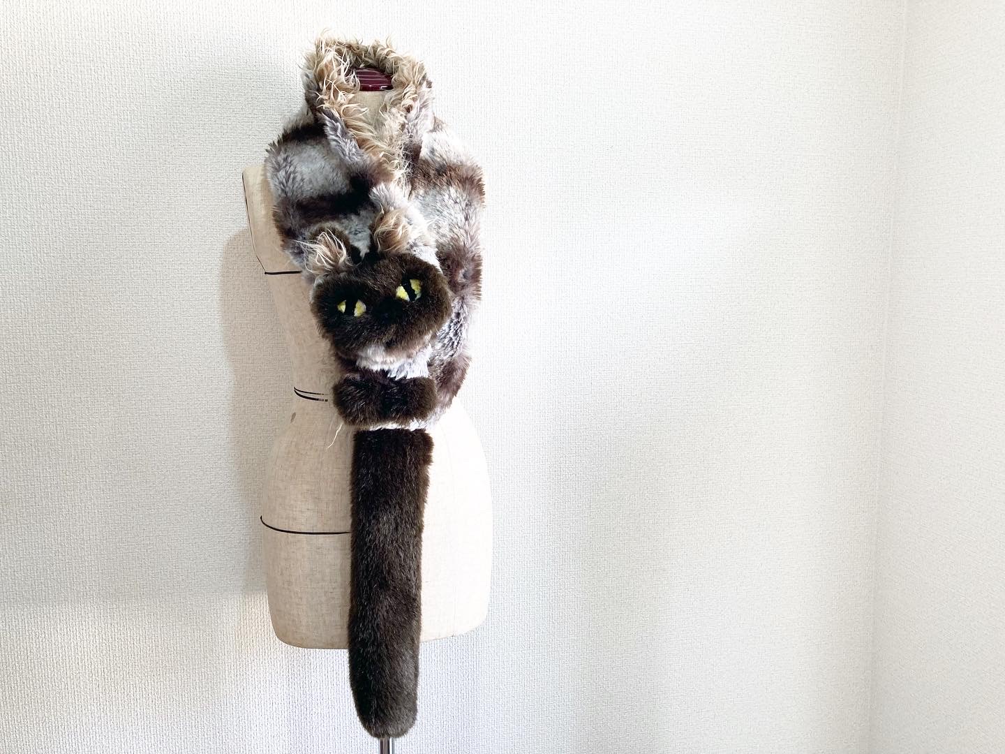 受注生産【ヒマラヤン・シャム猫のえり巻き】