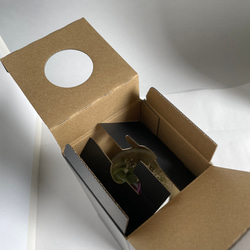 プリザーブドフラワー仏花✨ミニドーム✨18㎝小サイズ一対　BOX入り 5枚目の画像