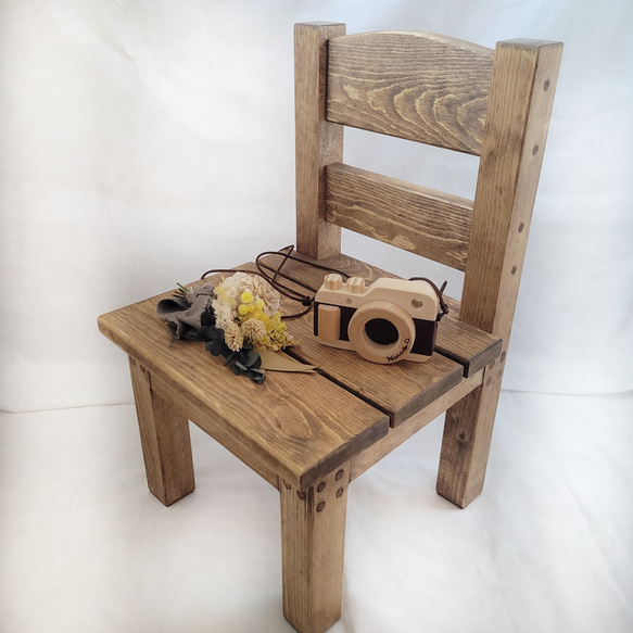 子供いす キッズチェア 木製 インテリア椅子 5枚目の画像