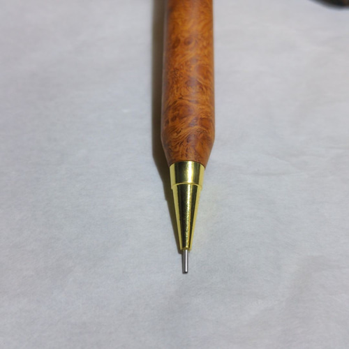 花梨瘤杢のシャープペンシル 0.5mm ペン・筆記用具 工房 TAISHI
