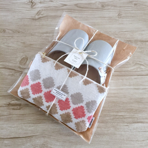 [母親節禮物] Babouche MAMA和幾何圖案小袋，一套2個 第4張的照片
