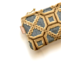摩洛哥織物Prestige筆袋製成的幾何袋 第3張的照片