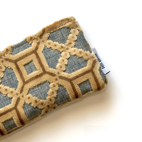 摩洛哥織物Prestige筆袋製成的幾何袋 第4張的照片