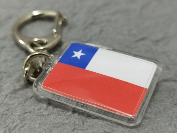 ◆新品◆チリ キーホルダー 国旗 CHILE 1枚目の画像