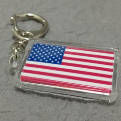 ◆新品◆ アメリカ合衆国 キーホルダー 国旗 USA 1枚目の画像