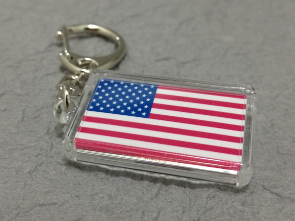 ◆新品◆ アメリカ合衆国 キーホルダー 国旗 USA 1枚目の画像