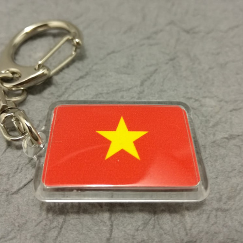 ベトナムキーホルダー ◇新品◇ベトナム キーホルダー 国旗 VIETNAM キーホルダー なないろの