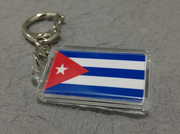◆新品◆キューバ キーホルダー 国旗 CUBA 1枚目の画像