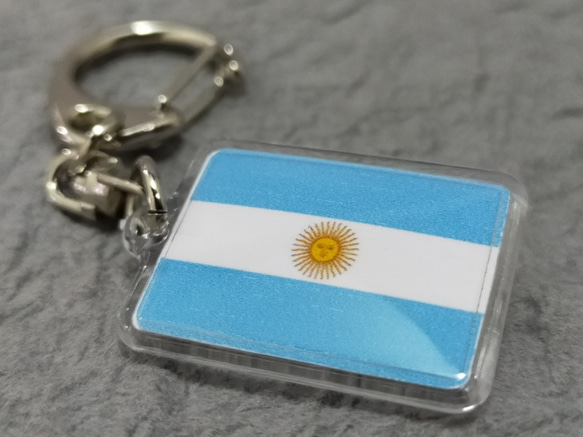 ◆新品◆ アルゼンチン キーホルダー 国旗 ARGENTINE 1枚目の画像