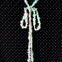M様ｵｰﾀﾞｰ品　手紡ぎ糸のﾈｯｸﾚｽ　～紅梅の頃～ 2枚目の画像