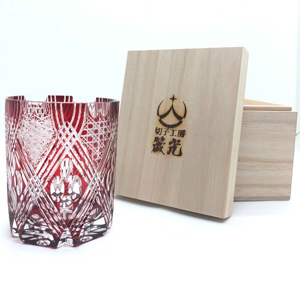 remember（ロックグラス）　日本工芸会所属斉藤光作　　切子グラス/コップ/食器/切子作家/デザイン性/贈り物