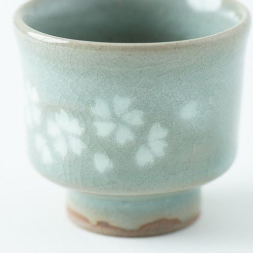 桜象嵌入りぐい呑み おちょこ・ぐい呑み・徳利 肥後高田焼伝七窯 通販