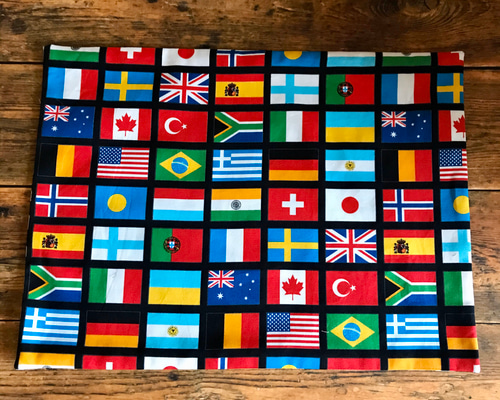 ランチマット 国旗柄 ランチョンマット neconeconeconeco 通販