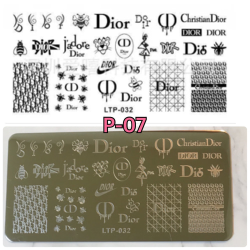 ネイルスタンププレート ネイルスタンピングプレート ブランドロゴ ネイルプレート ロゴ スタンププレート スタンピングプレート その他