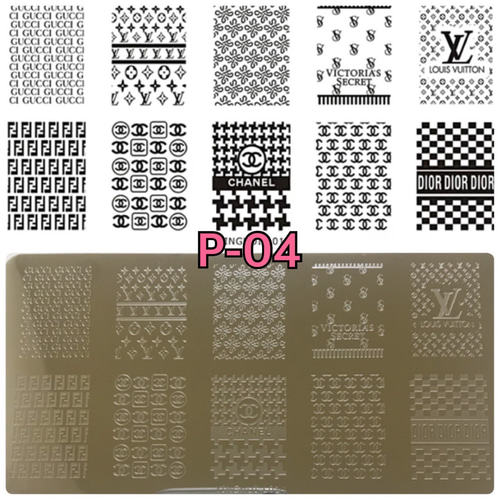 ネイルプレート ロゴ スタンププレート スタンピングプレート その他