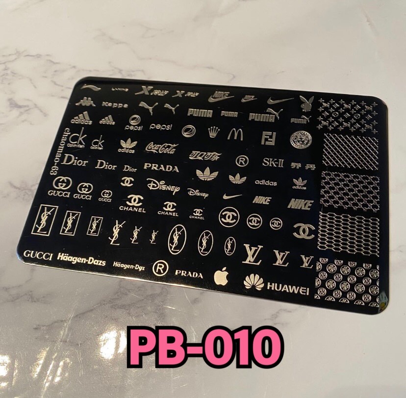 ネイルプレート ロゴ スタンププレート スタンピングプレート その他