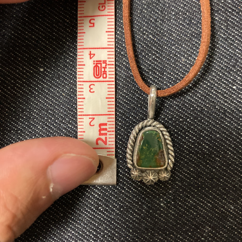 silver950 セリリョス ターコイズ シルバーネックレス♯インディアン