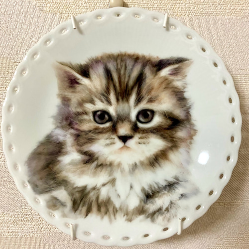⭐️猫ちゃん⭐️アンティーク飾り絵皿⭐️9皿⭐️