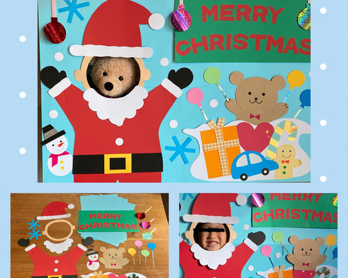 クリスマス サンタクロース 顔出しパネル キット シロンボ 通販