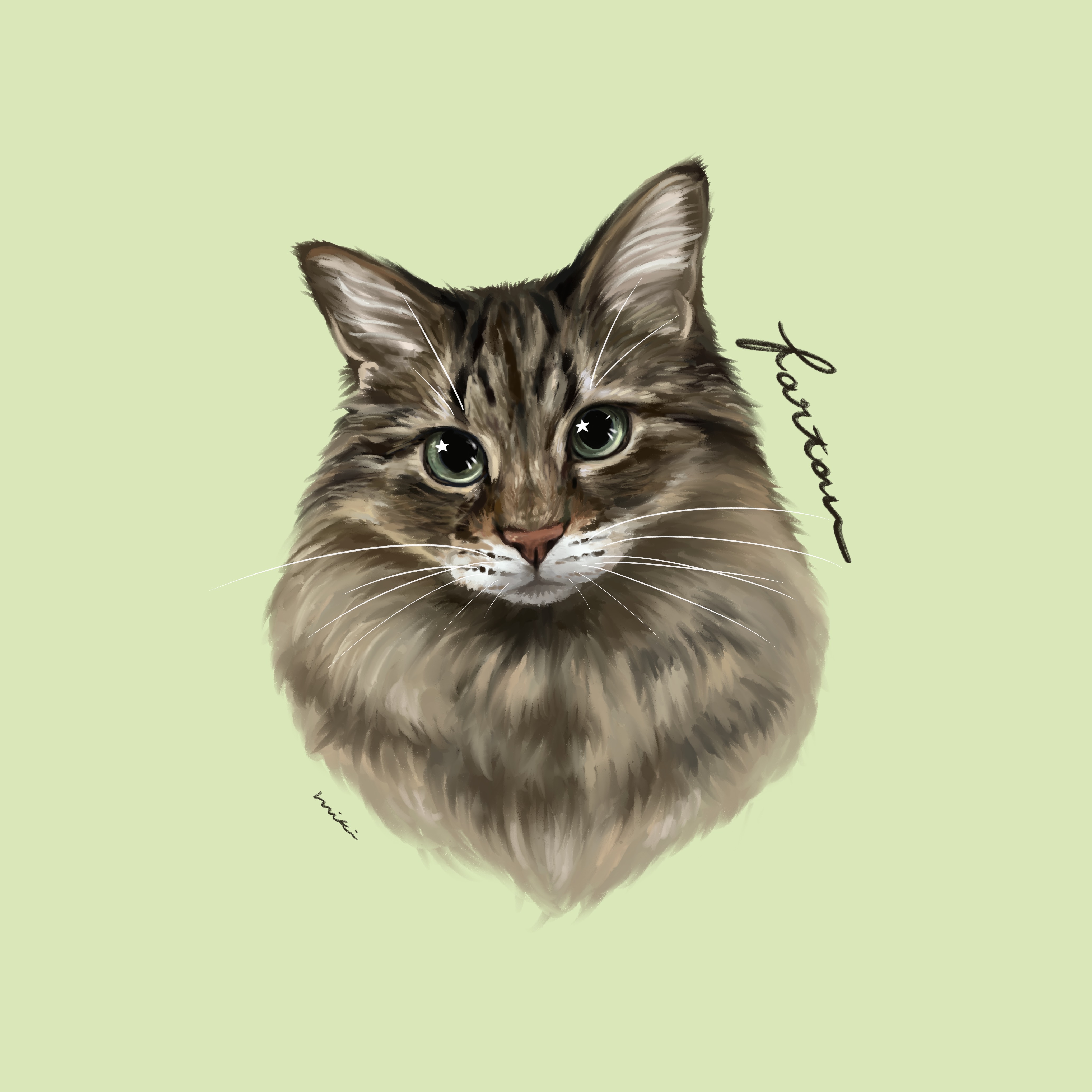 うちの子❤︎飼い猫ちゃんペットイラスト