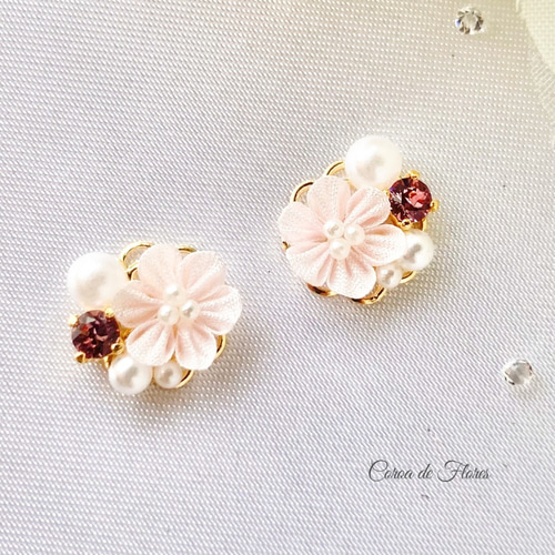 14KGF】✴︎大人のピンクピアス✴︎エチオピア産プレシャス