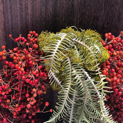 野バラのリース（紅） ドライフラワー Blatt 通販 12984422｜Creema