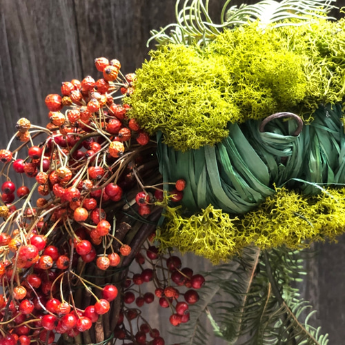 野バラのリース（紅） ドライフラワー Blatt 通販 12984422｜Creema