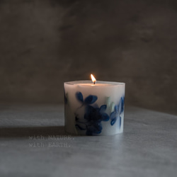 「Indigo」 Botanical scented candle 1枚目の画像