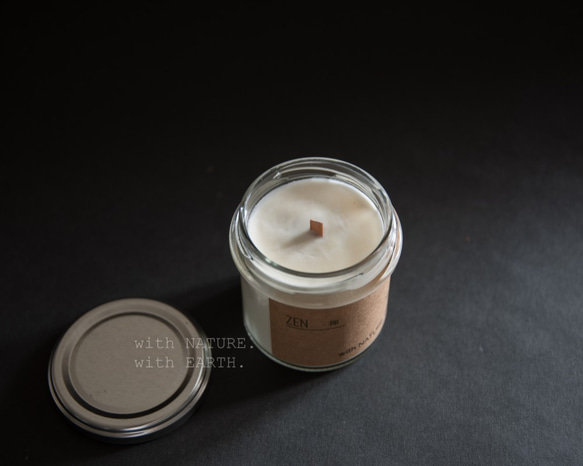 「ZEN. -禅 」 Natural scented candle 3枚目の画像